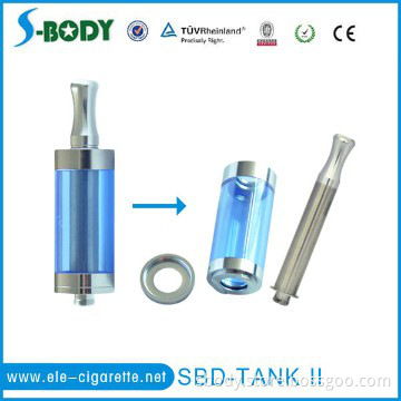 510 dual coil tank cartomizer with locking cap 45mm 3ml or 6ml